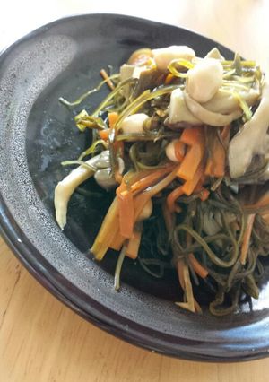 舞茸入り！！刻み昆布の炒めもの-レシピのメイン写真