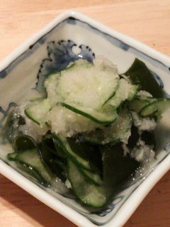 キュウリとワカメの酢の物おろし和え-レシピのメイン写真