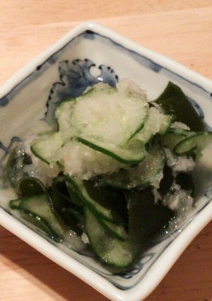 キュウリとワカメの酢の物おろし和え-レシピのメイン写真