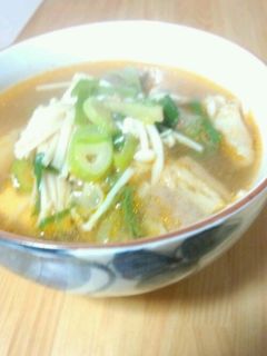 牛すじと豆腐のピリ辛スープ-レシピのメイン写真