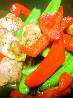 豚肉とスナップエンドウの炒め煮-レシピのメイン写真
