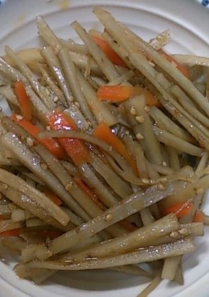 ☆きんぴらごぼう☆煮物☆いりごま入り☆-レシピのメイン写真