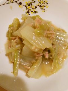白菜とツナの甘味噌炒め煮-レシピのメイン写真