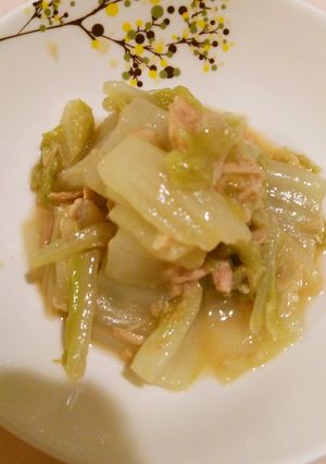 白菜とツナの甘味噌炒め煮-レシピのメイン写真