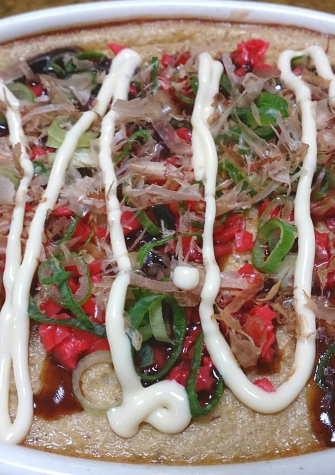 長芋のふわふわ焼き〜お好み焼き風〜-レシピのメイン写真