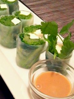 簡単!豆腐の生春巻き-レシピのメイン写真