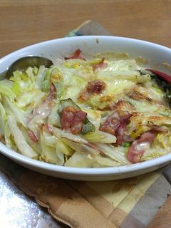 山芋と長ねぎと白菜のグラタン-レシピのメイン写真