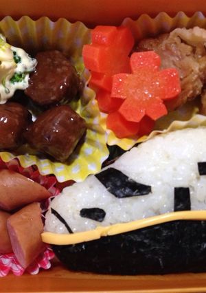 電車大好き！！MAXときキャラ弁-レシピのメイン写真