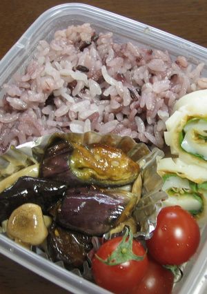 なすとしめじの照り焼き　お弁当（35）-レシピのメイン写真