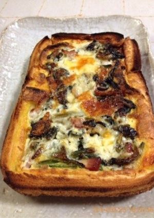 食パンでキッシュ-レシピのメイン写真