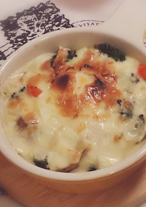 彩り野菜のとろたまグラタン。-レシピのメイン写真