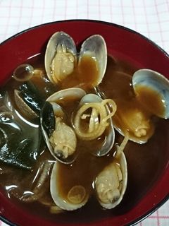 あさりの味噌汁*砂出し-レシピのメイン写真