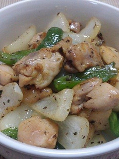 鶏と野菜のバジル炒め-レシピのメイン写真