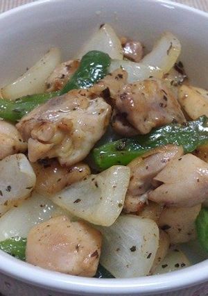 鶏と野菜のバジル炒め-レシピのメイン写真