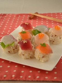 お魚屋さんの手まり寿司-レシピのメイン写真