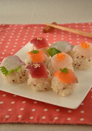 お魚屋さんの手まり寿司-レシピのメイン写真