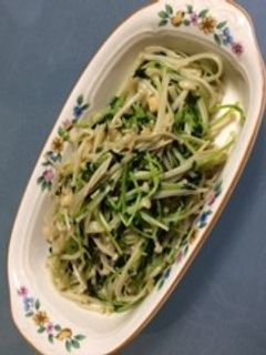 エノキと豆苗のコンソメ炒め-レシピのメイン写真