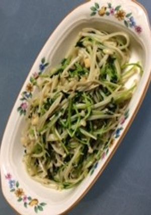 エノキと豆苗のコンソメ炒め-レシピのメイン写真