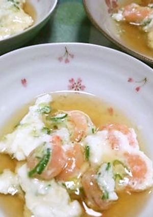 海老しんじょうもどき、あんかけ-レシピのメイン写真