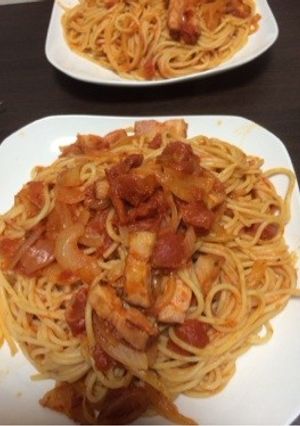 トマトパスタ-レシピのメイン写真