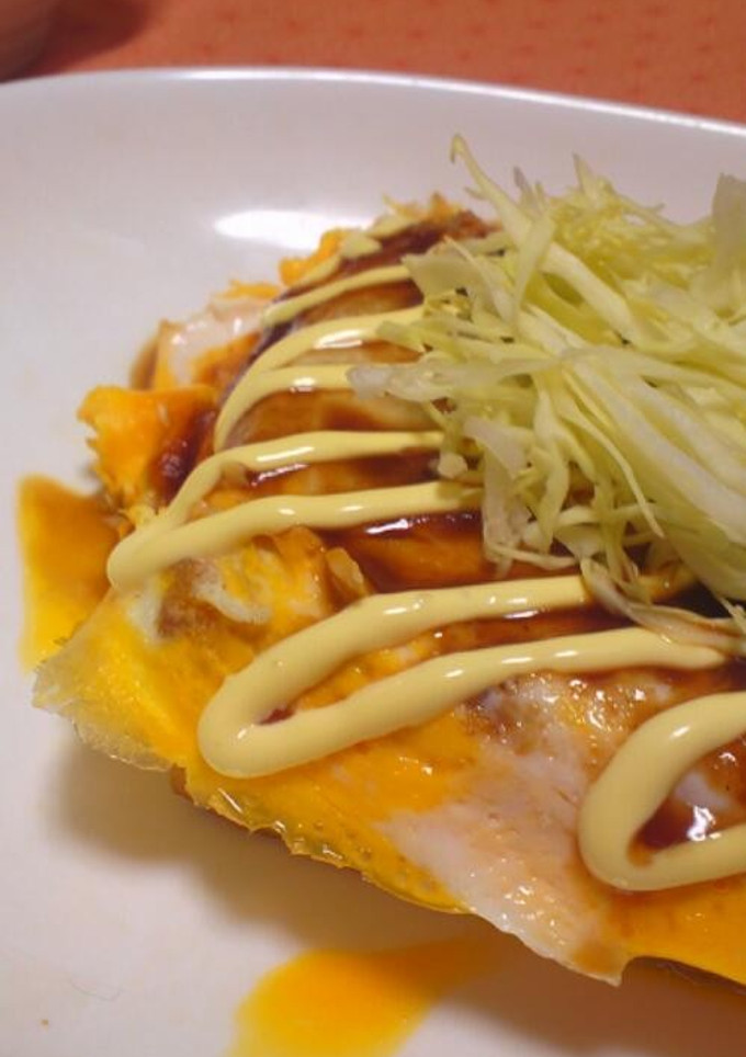 簡単♪お好み焼き風絹あげ-レシピのメイン写真
