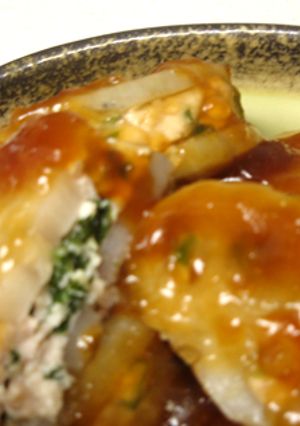 鶏肉のレンコン挿み煮-レシピのメイン写真