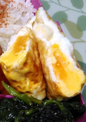 【お弁当のおかず】卵一個簡単焼き-レシピのメイン写真