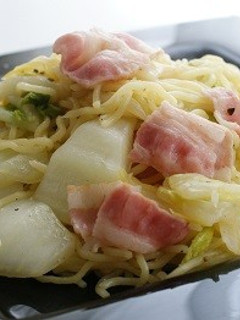 白菜とベーコンの塩焼きそば-レシピのメイン写真