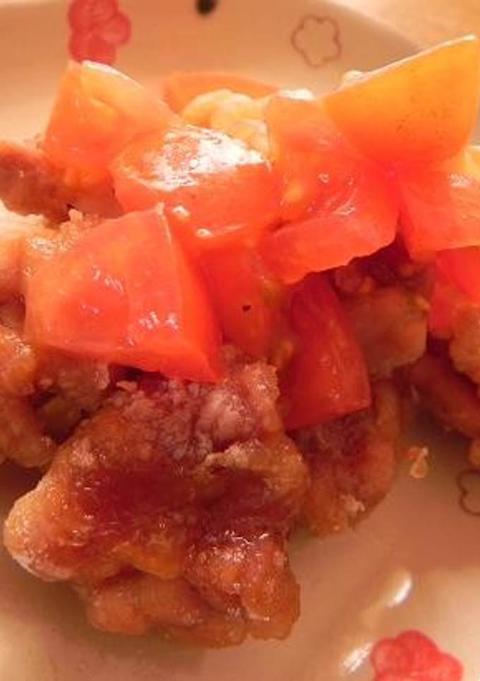 かけトマでさっぱり★簡単鶏のから揚げ-レシピのメイン写真