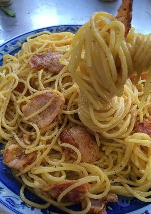 基本のカルボナーラ-レシピのメイン写真