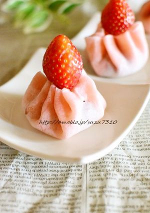 もっちもち。春色いちごクレープ-レシピのメイン写真