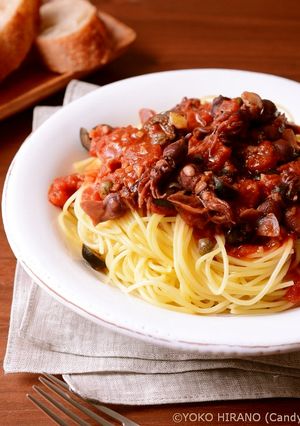ホタルイカのプッタネスカ-レシピのメイン写真