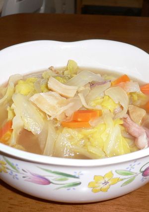 春キャベツ　ド～ンといただきます＾＾-レシピのメイン写真
