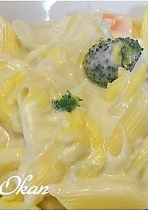 ペンネと白菜のクリーム煮-レシピのメイン写真