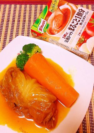 ☆カップスープ素で簡単ロールキャベツ☆-レシピのメイン写真