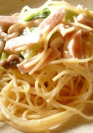 酒粕を使ったクリームパスタ-レシピのメイン写真