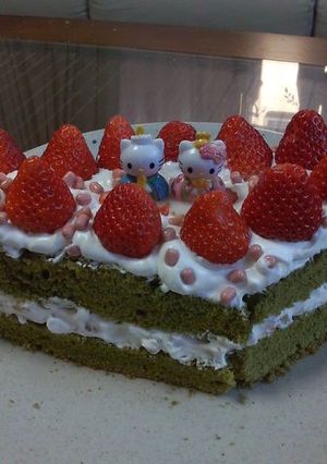 おひな祭りケーキ２♬-レシピのメイン写真