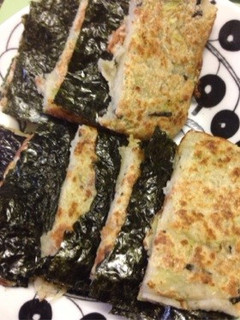 モッチモチ☆ お好み焼き風 おから餅-レシピのメイン写真