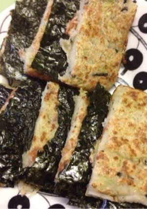 モッチモチ☆ お好み焼き風 おから餅-レシピのメイン写真