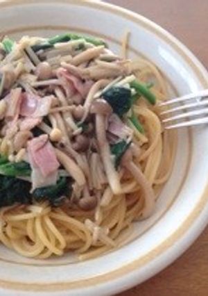 きのこの簡単和風パスタ-レシピのメイン写真