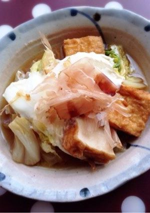 白菜*厚揚げ*卵のほっこり煮浸し-レシピのメイン写真