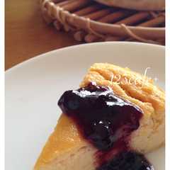 รูปของ 簡単！HMとおからの低カロチーズケーキ☆