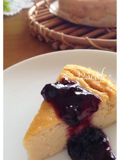 簡単!HMとおからの低カロチーズケーキ☆-レシピのメイン写真