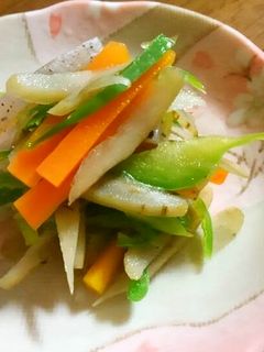牛蒡とこんにゃく・ピーマンの煮物♪-レシピのメイン写真