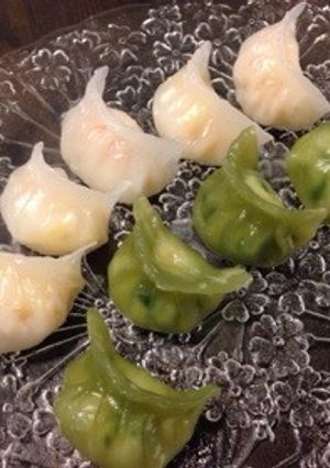 お皿を使って簡単に♪海老蒸し餃子✿-レシピのメイン写真