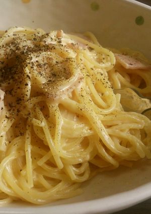 お鍋一つで☆旨っ♪カルボナーラ-レシピのメイン写真