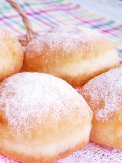 HBで簡単ふわふわの揚げパン♪-レシピのメイン写真