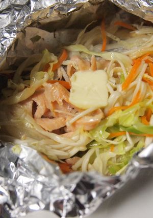 北海道の家庭から＊鮭のホイル焼き-レシピのメイン写真
