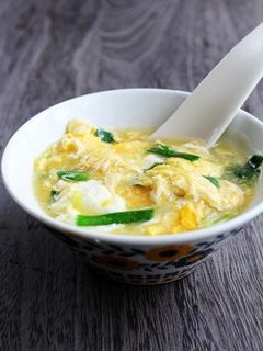 とろとろたまごのニラ玉スープ-レシピのメイン写真