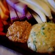 簡単ヘルシー!和風豆腐ディップ(左)